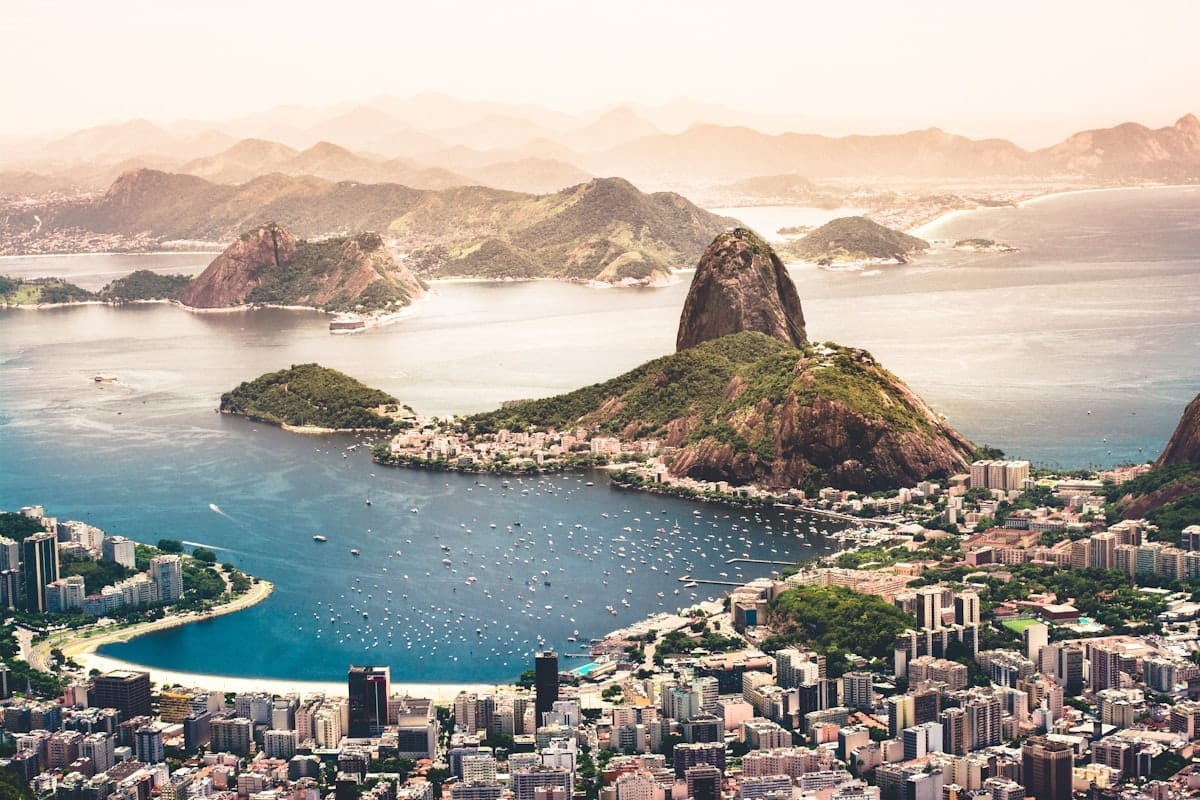 Vista aérea da Barra da Tijuca, Rio de Janeiro